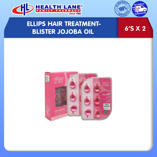 ELLIPS RAMBUT RAWATAN-BLISTER JOJOBA MINYAK (6'Sx2)